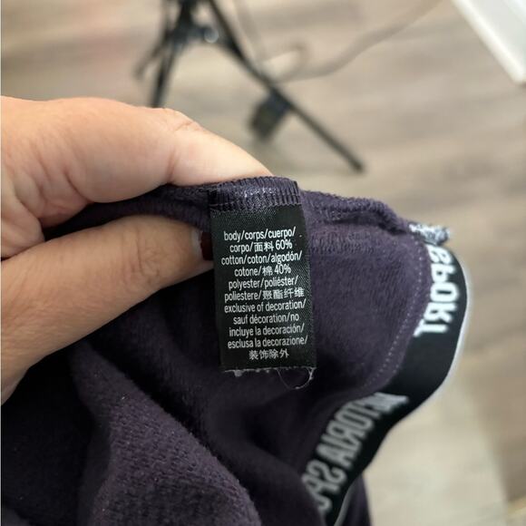 Victoria’s Secret Sport Purple Crewneck Sweatshirt Criss Cross Detail Size XL - Picture 5 of 5